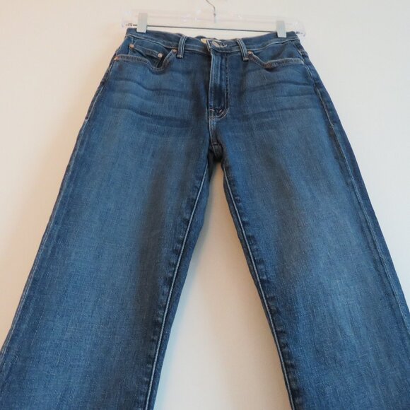 MOTHER The Insider Crop Step Fray Jeans in Girl Crush - Size 25 - Picture 8 of 14